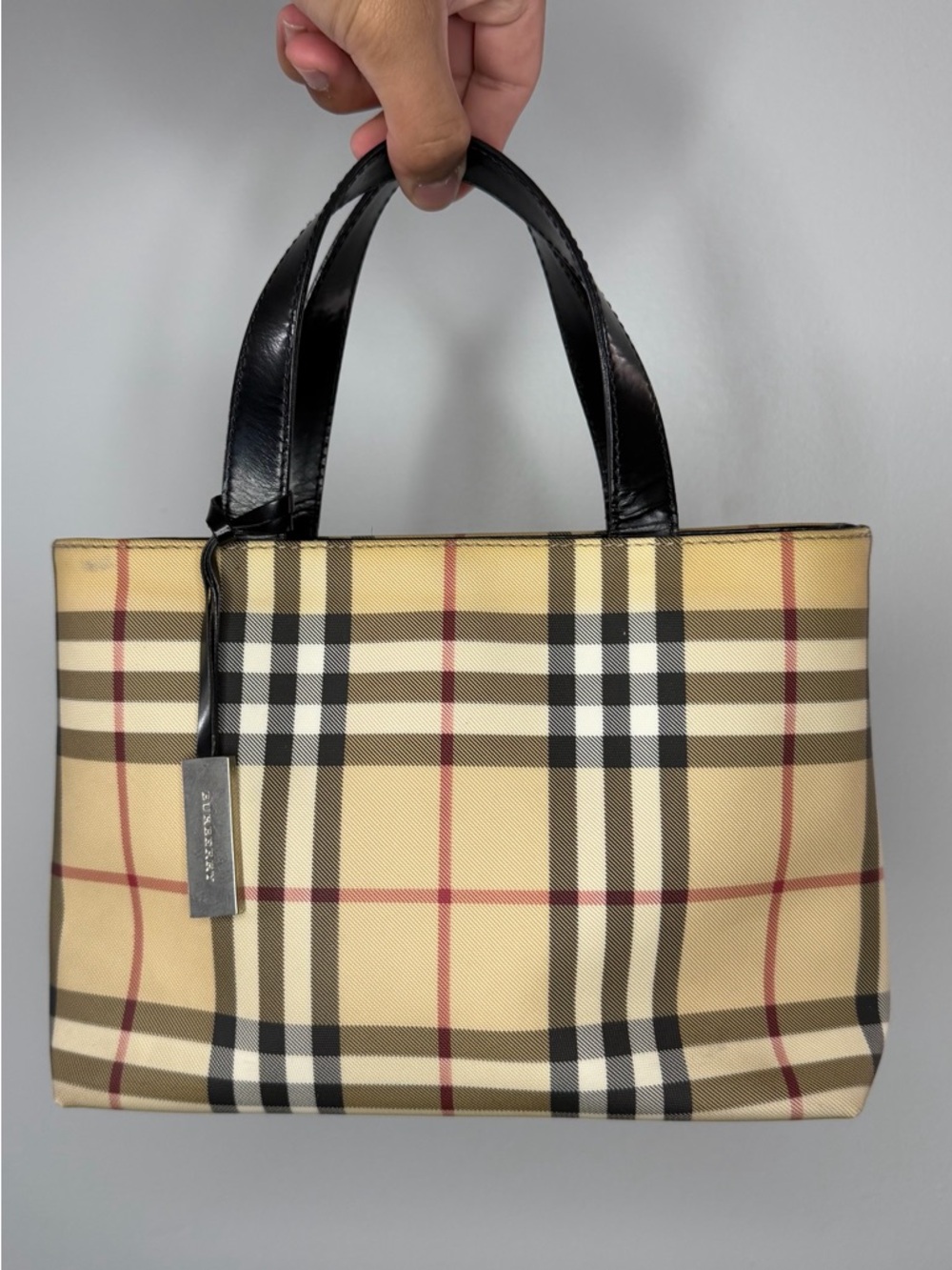 Burberry Nova Check Small Tote